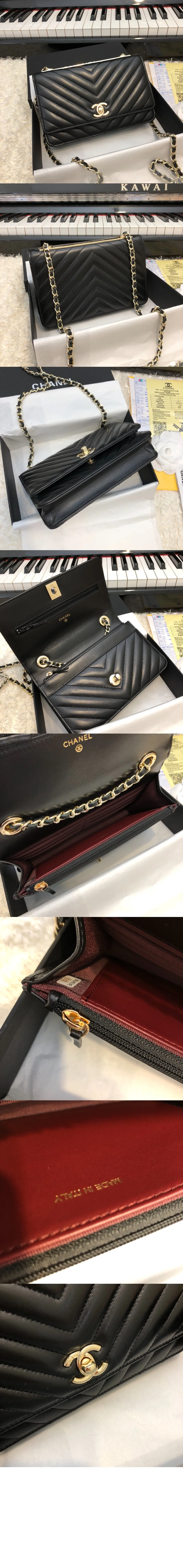 쉐브론 트렌디CC WOC ( 19.2cm X 12.3cm X 3.5cm) 상세