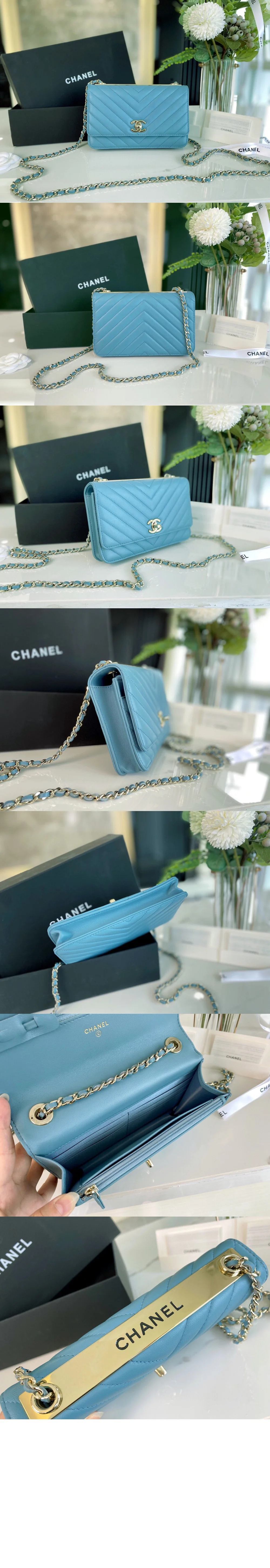 쉐브론 트렌디CC WOC ( 19.2cm X 12.3cm X 3.5cm) 상세