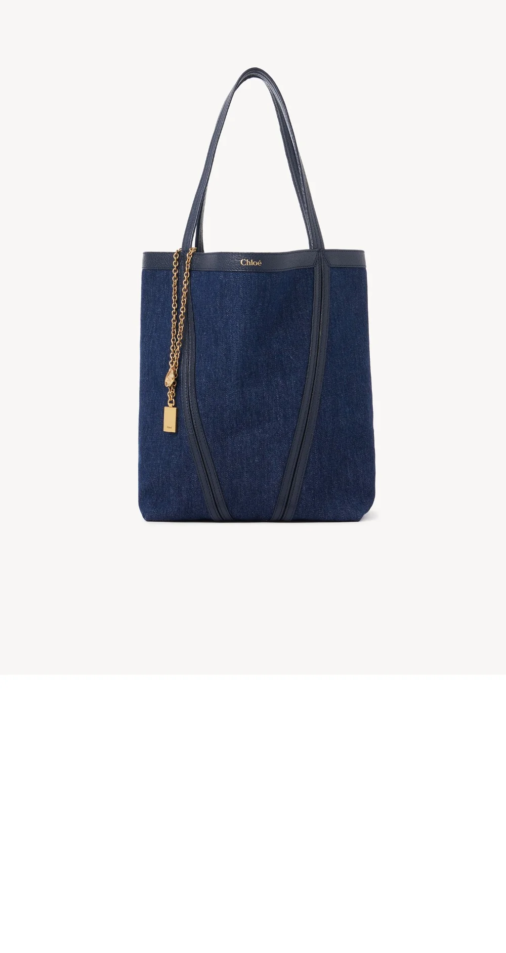 데님 Spin 토트백 (27cm X 30cm X 14cm) 상세