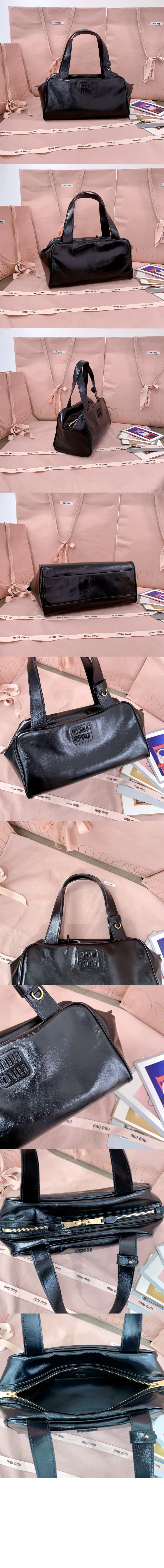 가죽 탑 핸들백 (28cm X 15cm X 13cm) 상세