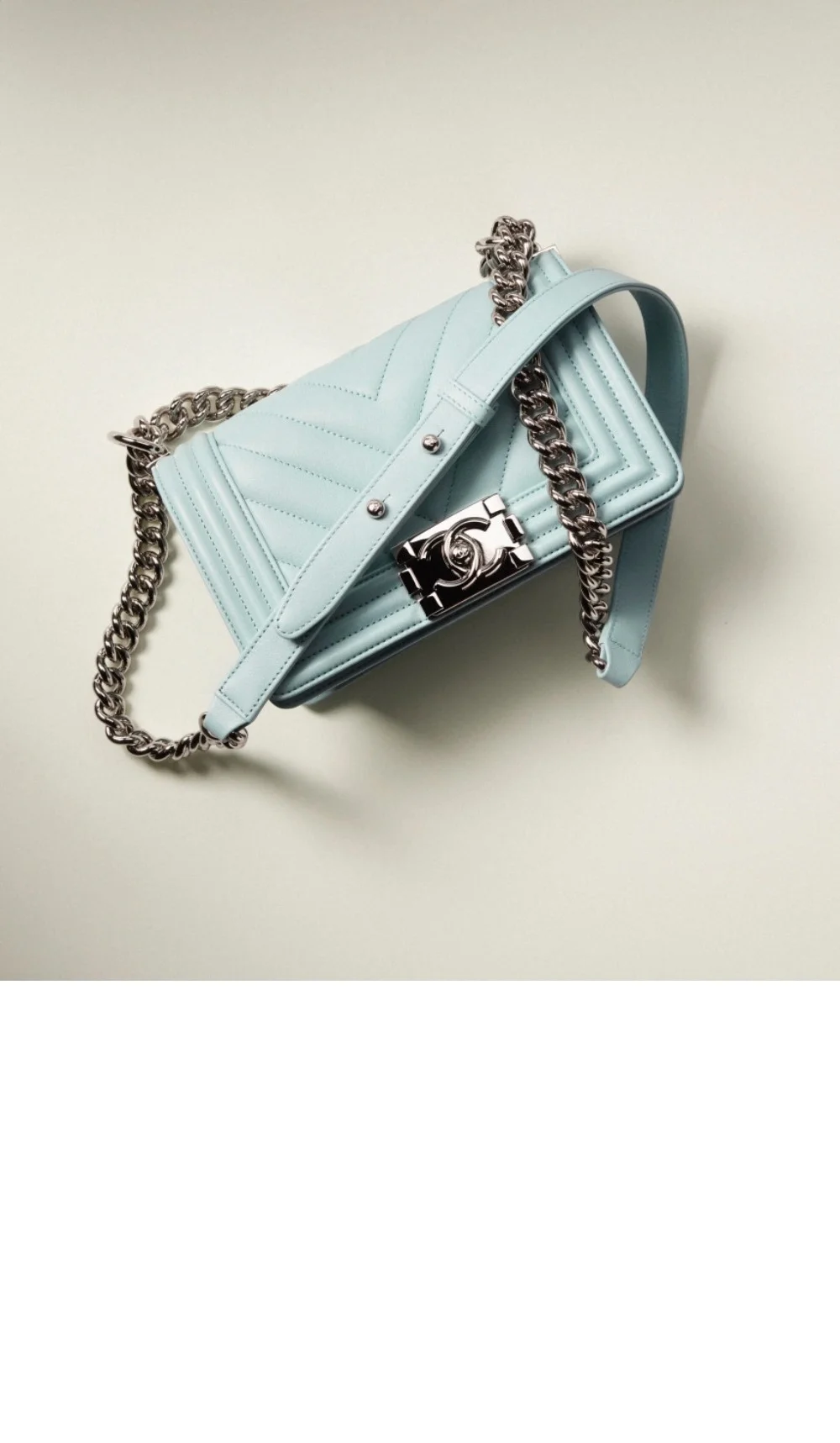 쉐브론 보이백 램스킨 스몰(11color) 상세