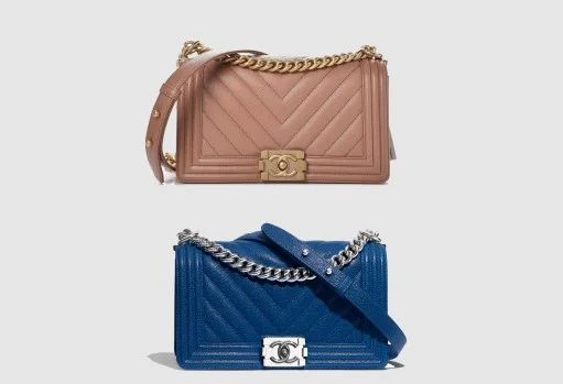 쉐브론 보이백 캐비어 미듐