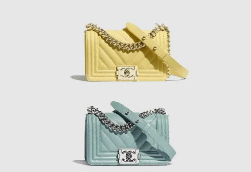 쉐브론 보이백 캐비어 스몰(7color)