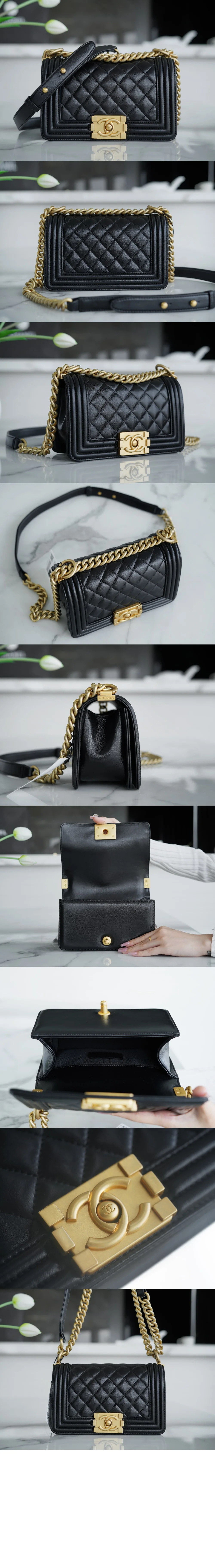 보이백 램스킨 스몰 ( 20.5cm X 12cm X 8.5cm ) 상세