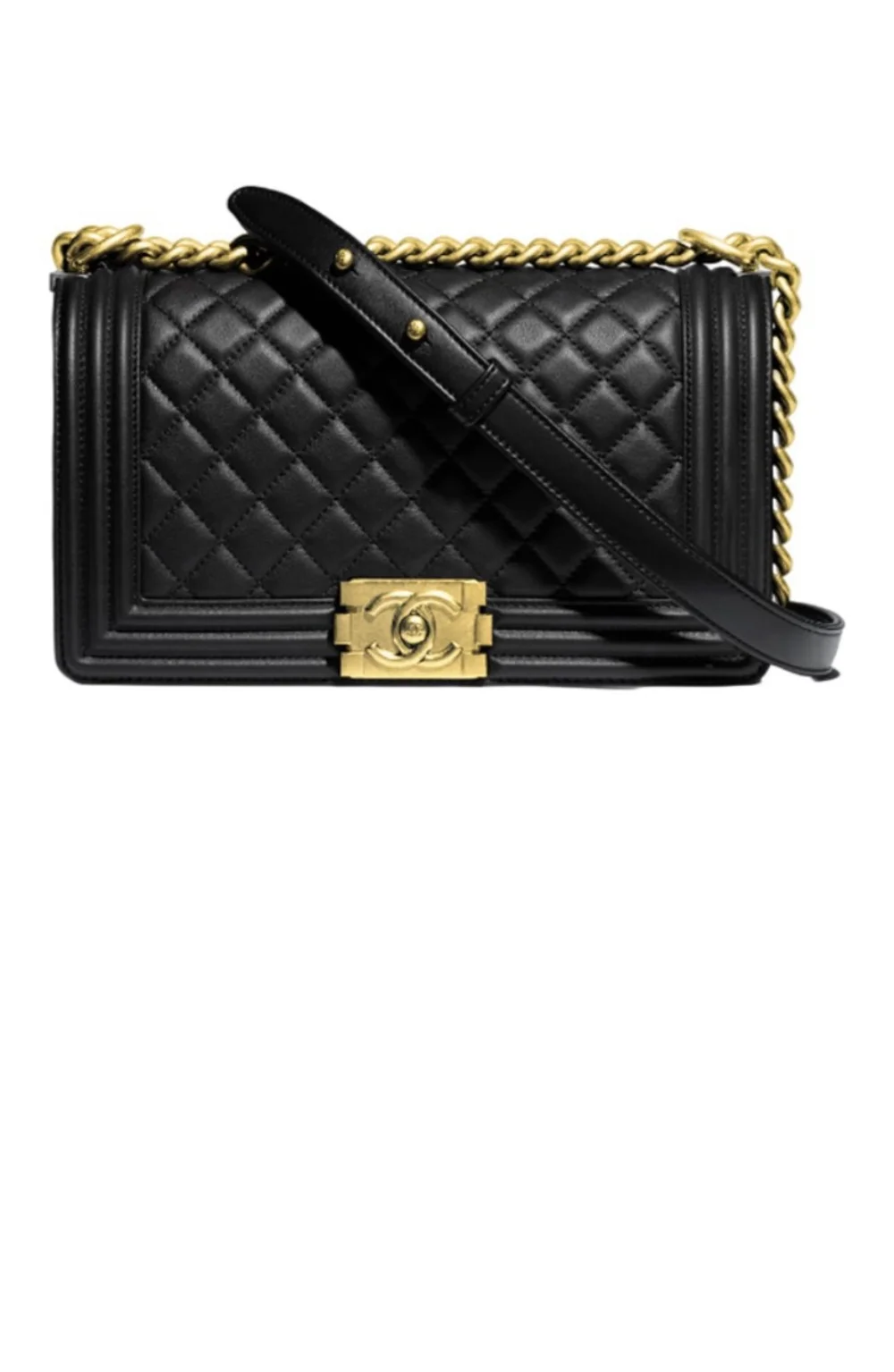 보이백 램스킨 미듐 (25cm X 15cm X 9cm) 상세