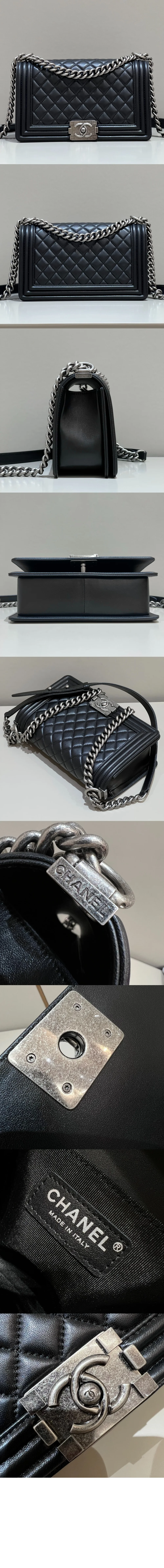 보이백 램스킨 미듐 (25cm X 15cm X 9cm) 상세