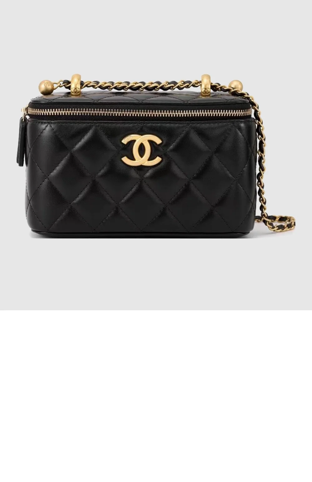 체인 코스메틱 케이스 베니티 백 (2color) 상세