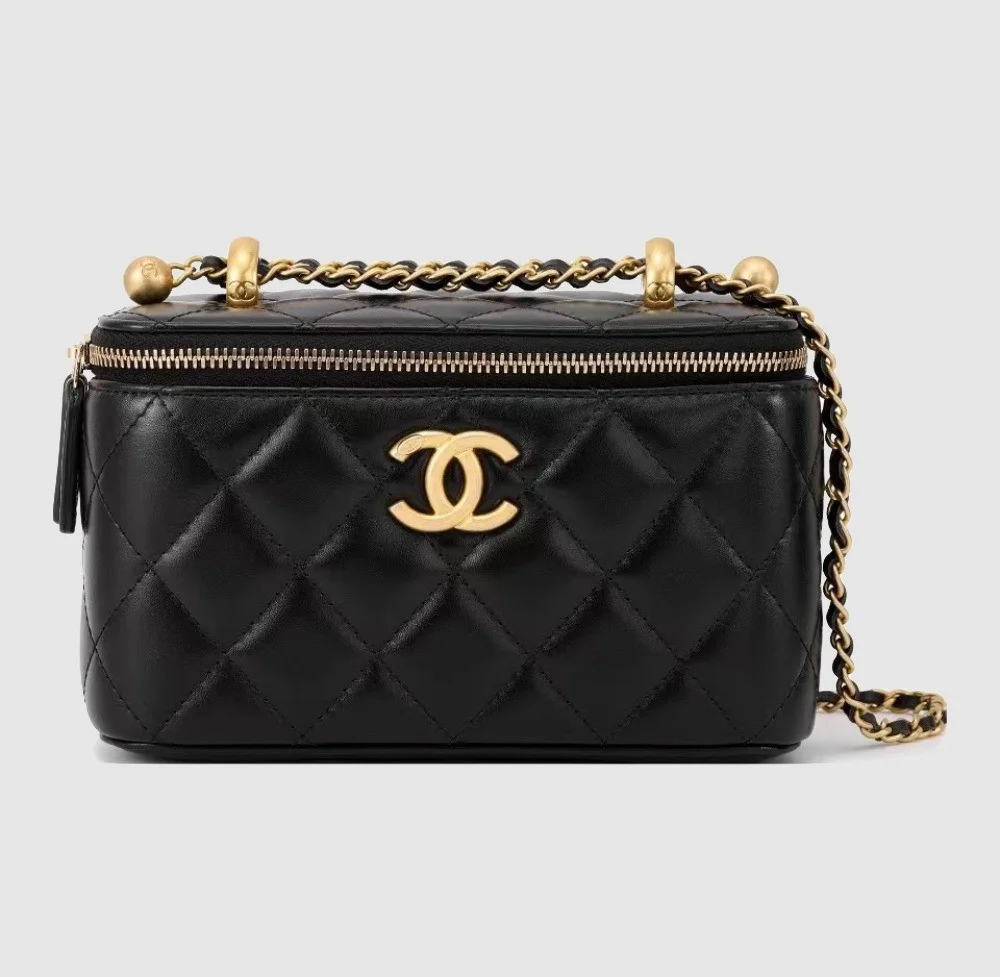 체인 코스메틱 케이스 베니티 백 (2color)