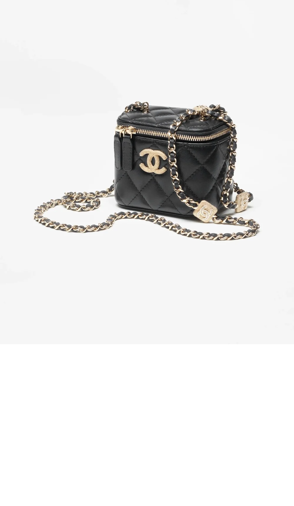 스몰 체인 코스메틱 케이스 베니티백 (4color) 상세