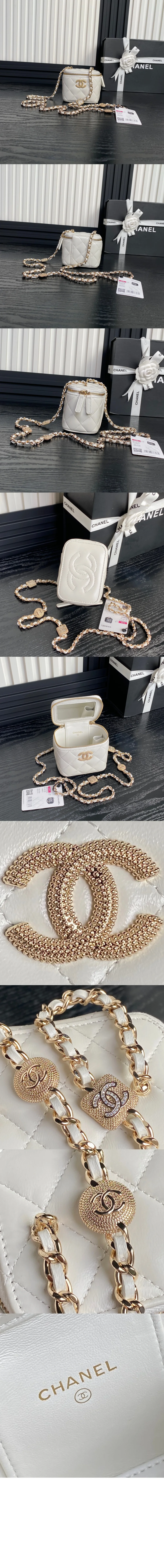 스몰 체인 코스메틱 케이스 베니티백 (4color) 상세