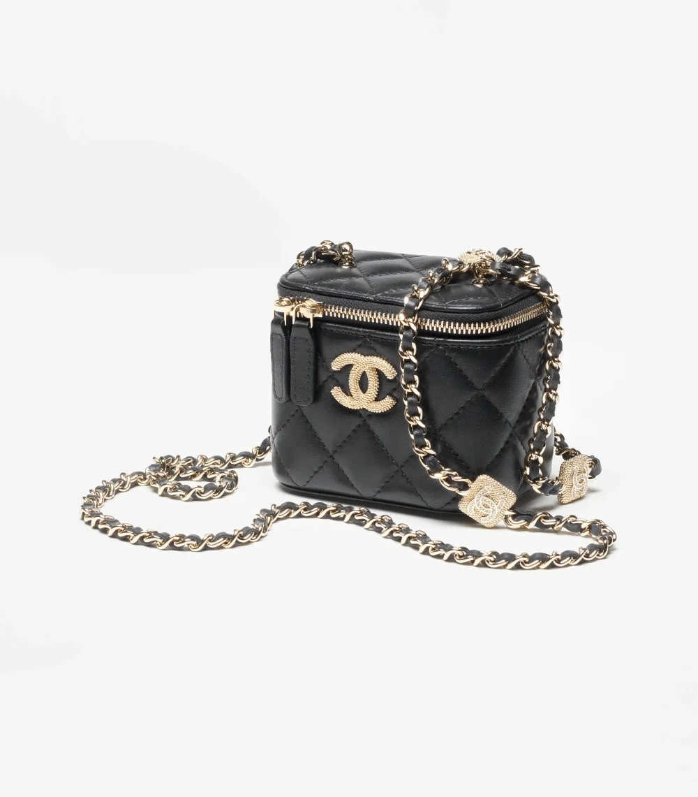 스몰 체인 코스메틱 케이스 베니티백 (4color)