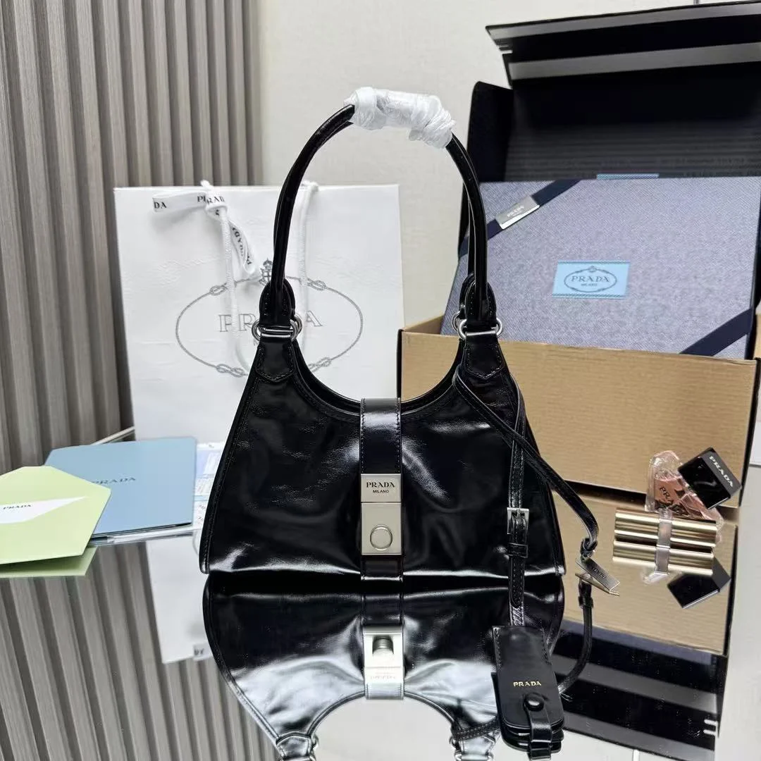 스몰 가죽 토트백 블랙 상세