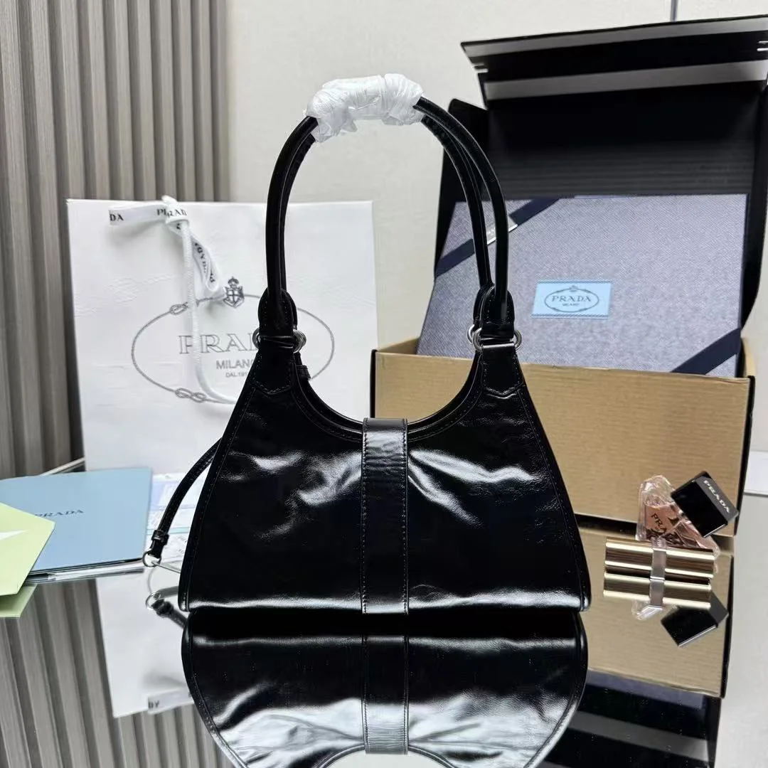 스몰 가죽 토트백 블랙 상세