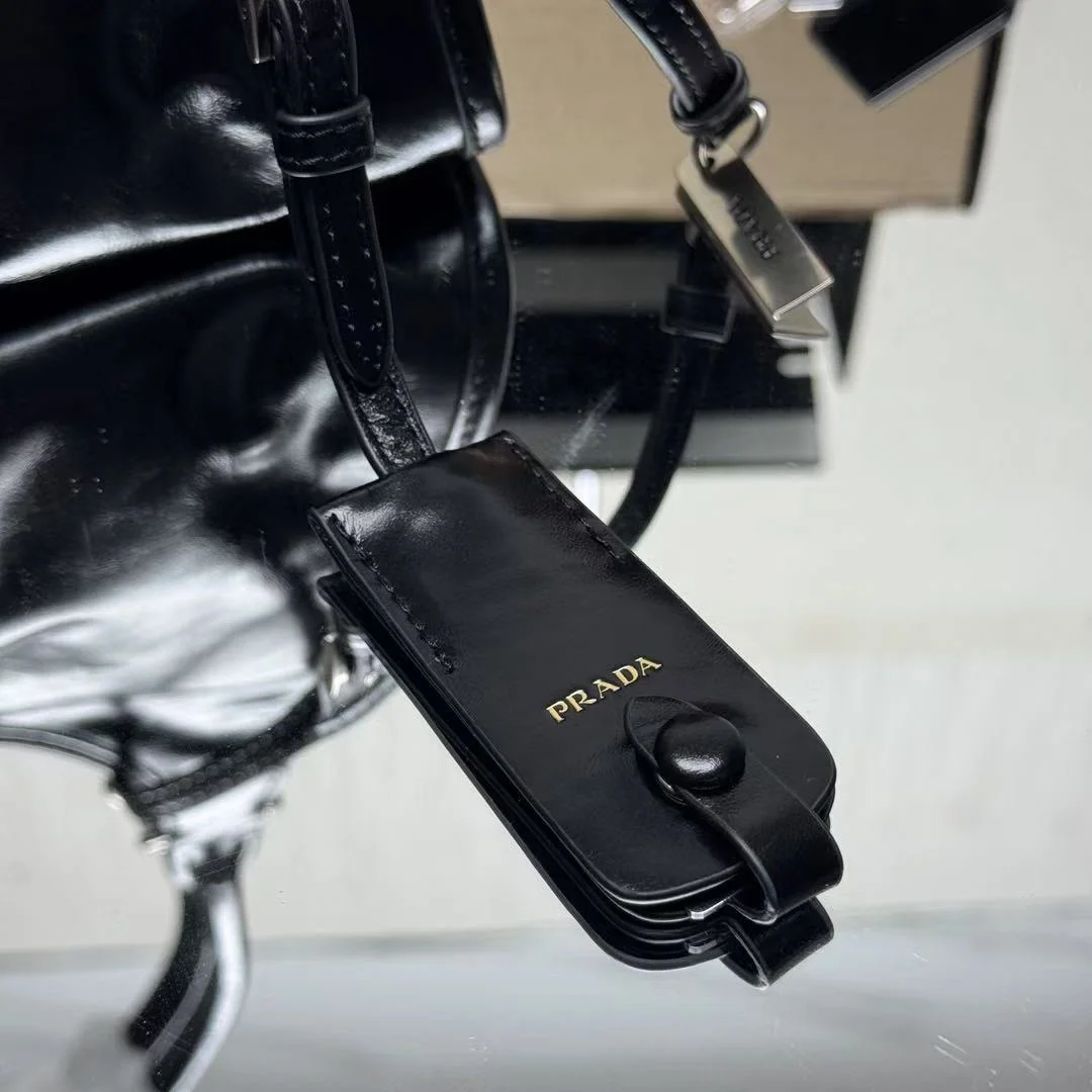 스몰 가죽 토트백 블랙 상세