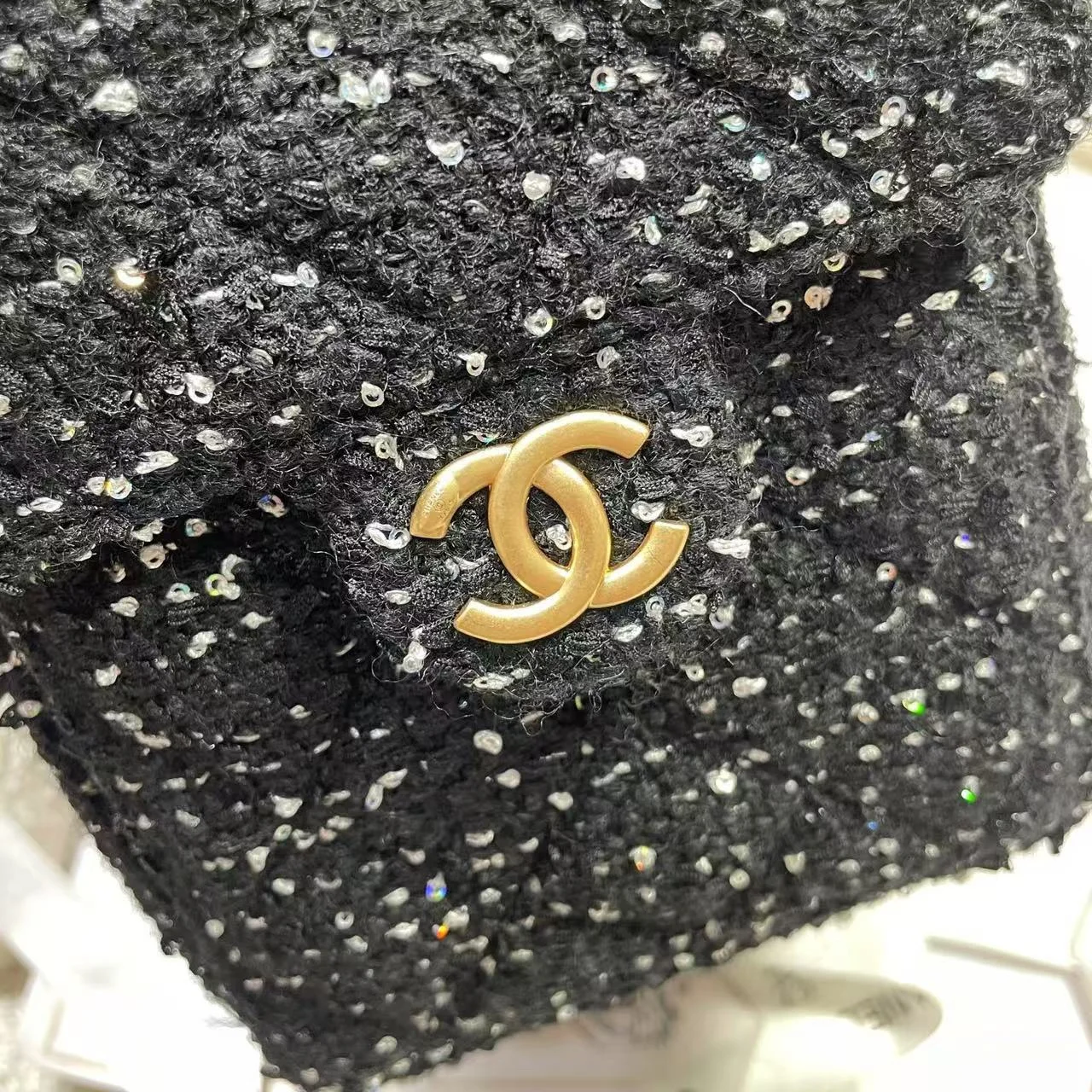 25c 뉴 호보백 스몰 블랙 트위드 상세