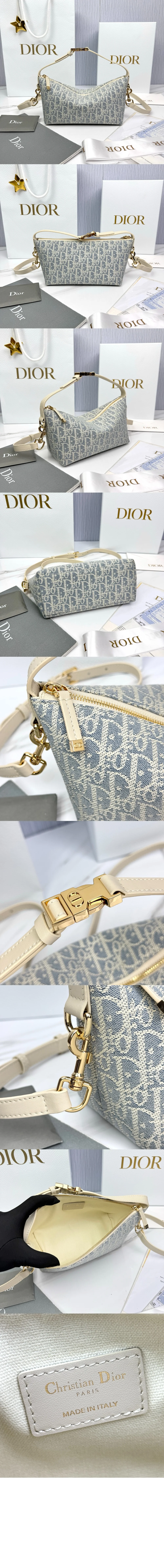 Diorstar 체인 호보백 (22cm X 13cm X 9.5cm) 상세