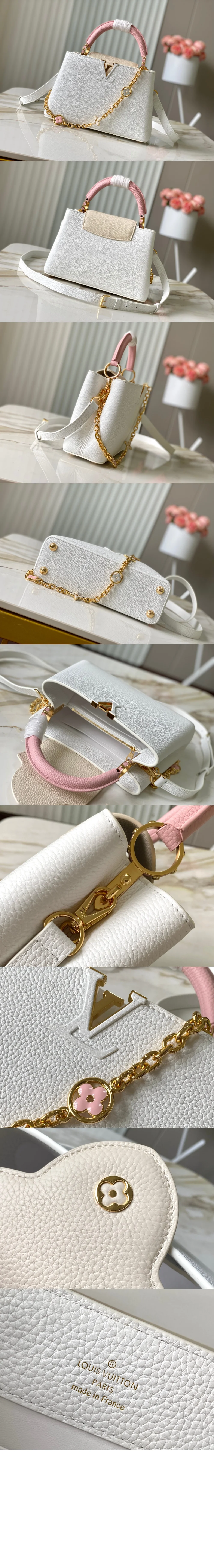 카퓌신 BB 화이트핑크 ( 27cm X 18cm X 9cm) 상세